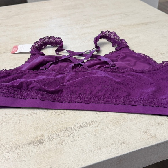 Cacique Deep Purple Lace Bralette. 26/28 - Picture 8 of 8